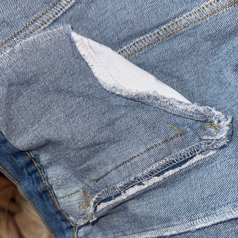 Pearl Studded Blue Denim Jacket - Picture 12 of 13